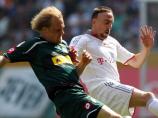 Bayern: Nur 1:1 in Gladbach, der Titel ist in Gefahr