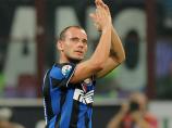 Italien: Sneijder bleibt bis 2015 bei Inter