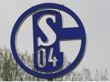 Schalke: Logo stürzt von der Geschäftsstelle