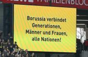 "Nie wieder!": BVB zum Auftakt mit Aktion gegen Rassismus