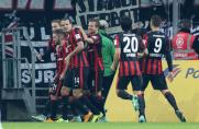 1. Liga: Frankfurt schockt Gladbach