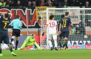 1. Liga: Leipzig büßt Punkte in Augsburg ein