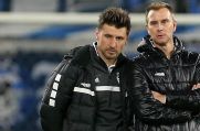 Stefan Reisinger (l.) und Daniel Steuernagel reisen mit dem KFC Uerdingen zu Viktoria Köln. Beide Klubs kennen sich aus Regionalliga-Zeiten.