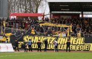 Fans des Regionalligisten Alemannia Aachen.