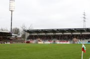 Stadion Niederrhein, die Heimat von Rot-Weiß Oberhausen.
