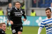 Vor sieben Jahren, 2013, lief Athanasios Tsourakis im Trikot des MSV Duisburg gegen Halle auf.