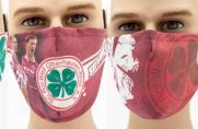 Auch Rot-Weiß Oberhausen verkauft Schutzmasken im RWO-Design (