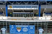 Ob im Duisburger Stadion in dieser Saison noch einmal der Ball rollen wird, wird Ende Mai entschieden.