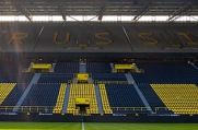 So wird es am Samstag in Dortmund aussehen: Ein Revierderby ohne Zuschauer.