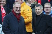 Die Bayern-Bosse unter sich: Karl-Heinz Rummenigge (links) und Herbert Hainer.