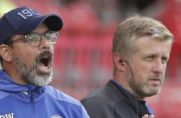 Schalke-Trainer David Wagner beim Spiel gegen Union Berlin.