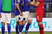 Leverkusens Stürmer Lucas Alario sorgte mit einer unfairen Aktion auf Schalke für Diskussionen.