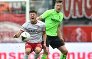 Enzo Wirtz (l.) schießt seine Tore nicht mehr für RWE, sondern für den SV Rödinghausen.