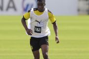Youssoufa Moukoko beim BVB-Training.