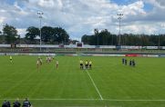 Rot-Weiss Essen und der FC Emmen trafen im Stadion des VfL Herzlake aufeinander.