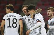 Verhaltene Freude: Deutschland kam gegen die Schweiz nur zu einem 3:3.