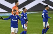 Kollektive Enttäuschung bei den Spielern des FC Schalke 04.