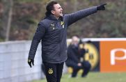 Dortmunds U23-Coach Enrico Maaßen kann bislang zufrieden sein.