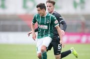 Im Hinspiel trennten sich der VfB Lübeck um Ex-Duisburger Mirko Boland (vorne) und der MSV Duisburg 1:1.