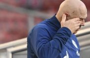 Der ehemalige Schalke-Trainer Christian Gross fasst sich ratlos an den Kopf.
