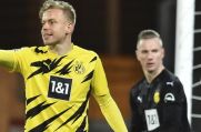 Lennard Maloney dirigiert die Abwehr der Dortmunder U23-Mannschaft.