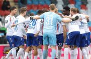 Voller Fokus auf das Wesentliche: Die Mannschaft des KFC Uerdingen will den Absturz in die Regionalliga verhindern.