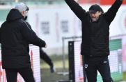 Großer Jubel bei SCP-Trainer Sascha Hildmann: Preußen Münster steht im Finale!