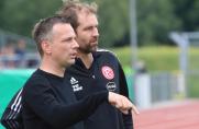 Thomas Kleine (rechts) ist neuer Trainer in Bayreuth.
