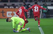 BL: Effektive Leverkusener siegen 3:2 bei Omlin-Debüt in Gladbach