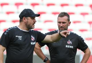 André Pawlak (r.) folgt beim 1. FC Köln interimsweise auf Steffen Baumgart.