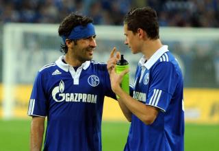 Begeisterten 2013 mit einem echten Zaubertor für Schalke 04: Raul (links) und Julian Draxler.