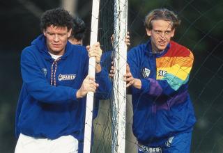 Torsten Kracht (links) und Frank Fahrenhorst spielten einst  für den VfL Bochum.