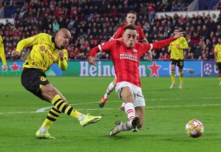 Donyell Malen (li.) erzielte das 1:0 für Borussia Dortmund.