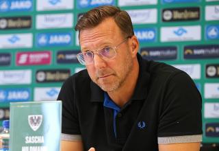 Sascha Hildmann ist seit dem 1. Januar 2022 Trainer des SC Preußen Münster und bleibt es auch.