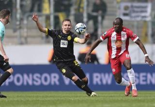 3. Liga: 4:0 gegen den BVB - zehnter Heimsieg für RWE, Obuz bei 20 Torbeteiligungen  