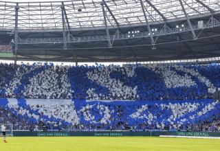 Schalke: Nächste große Auswärts-Choreo - rund 15.000 Schalker in Hannover