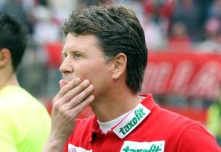 Der damalige RWE-Trainer Michael Kulm.