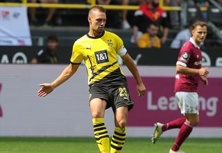 Franz Pfanne spielt seit dem Sommer 2020 für die U23 von Borussia Dortmund.