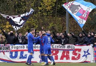 Das Hinspiel gegen die SpVg Schonnebeck gewann der KFC Uerdingen mit 2:1.