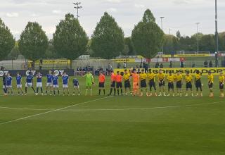 Die U17-Mannschaften von Schalke 04 und Borussia Dortmund.