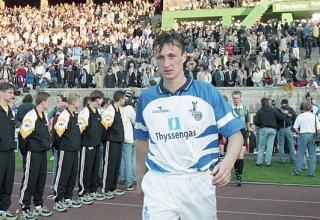 Tomasz Hajto stand mit dem MSV Duisburg in der Saison 1997/1998 im DFB-Pokal. Der MSV unterlag den Bayern mit 1:2.