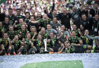 Die Frauen des VfL Wolfsburg haben den DFB-Pokal gewonnen 