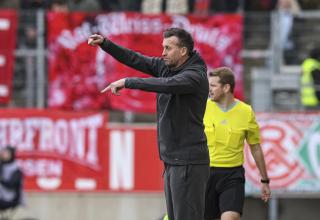 RWE-Trainer Christoph Dabrowski möchte gegen 1860 München im Aufstiegsrennen vorlegen. 