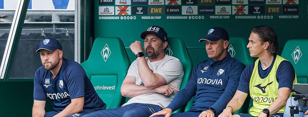 In der Relegation: Heiko Butscher und sein Trainerteam müssen einen guten Plan für den VfL Bochum entwickeln.