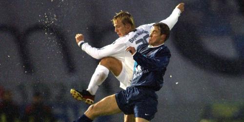 Eine Szene aus dem Jahr 2004: Bayerns Christian Lell gegen Wuppertals Holger Gaissmayer (Foto: firo). 