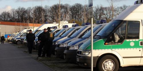 Acht (!) Polizeiwagen für ein Kreisliga C-Spiel - bittere Realität am Wochenende in Essen. (Symbolfoto: firo)
