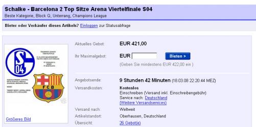 Ticket-Verkauf: Schalke 04 darf Karten aus dem Internet nicht sperren