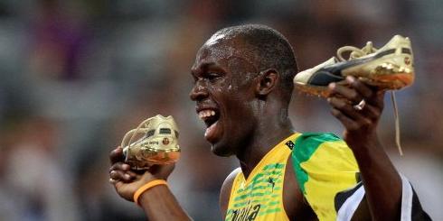 Madrid: Sprintstar Bolt besucht Real