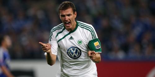 Wolfsburg: AC Mailand bietet Huntelaar für Dzeko