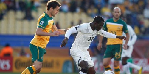 Australien: Kewell sieht Rot bei 1:1 gegen Ghana